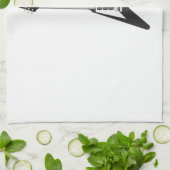 Elektrische gitaar theedoek (Gevouwen)