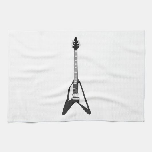 Elektrische gitaar theedoek (Horizontaal)