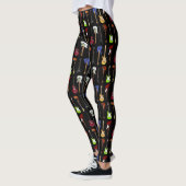 Elektrische gitaarassortiment leggings (Links)