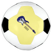 Elektrische gitaarillustratie cartoon voetbal (Gedraaid)