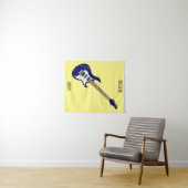 Elektrische gitaarillustratie cartoon wandkleed (In Situ (horizontaal))