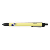 Elektrische gitaarillustratie cartoon zwarte inkt pen (Bodem)
