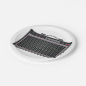 Elektrische gitaarversterker papieren bordje (Gekanteld)