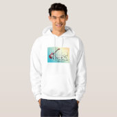 Elektrische gitaren Muzieknoten Hoodie (Voorkant volledig)
