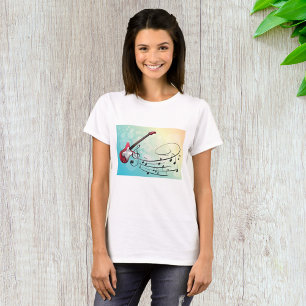 Elektrische gitaren Muzieknoten T-shirt