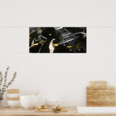 Elektrische gitaren poster (Keuken)
