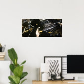 Elektrische gitaren poster (Thuiskantoor)