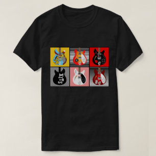 Elektrische gitaren voor poppen t-shirt