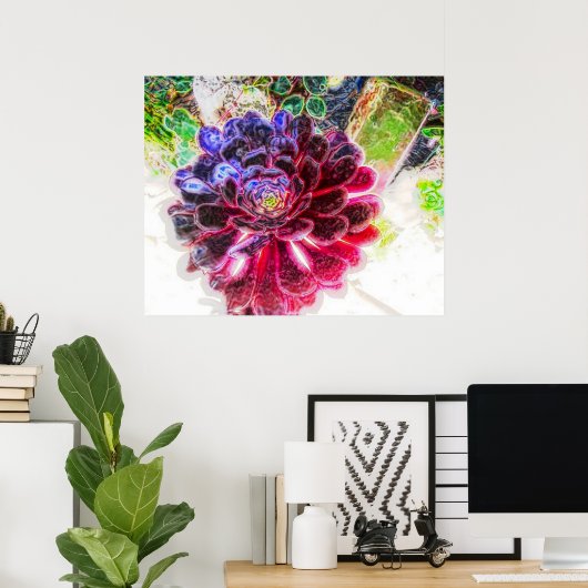 Elektrische gloed poster (Thuiskantoor)