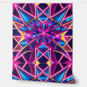 Elektrische Glow Disco Starburst Peel en Stick Behang (Afrollen)