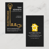 Elektrische Gold Electrically Cable Bulb Power Plu Visitekaartje (Voorkant / Achterkant)