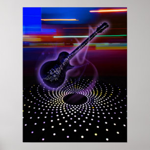 ELEKTRISCHE GUITAR POSTER