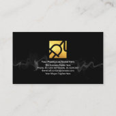 Elektrische hefboom visitekaartje (Achterkant)