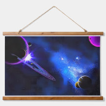 Elektrische Horizon - Moderne Neon Abstracte Glitc
