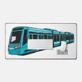 Elektrische illustratie van cartoon voor locomotie bureaumat (Keyboard & Muis)