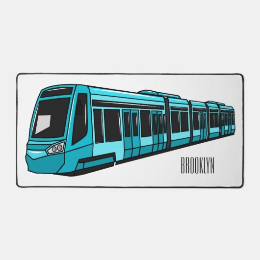 Elektrische illustratie van cartoon voor locomotie bureaumat (Voorkant)