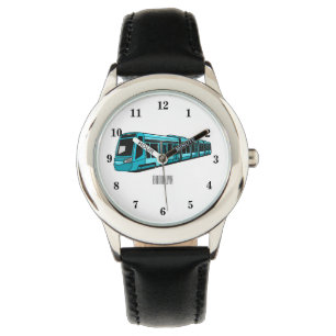 Elektrische illustratie van cartoon voor locomotie horloge