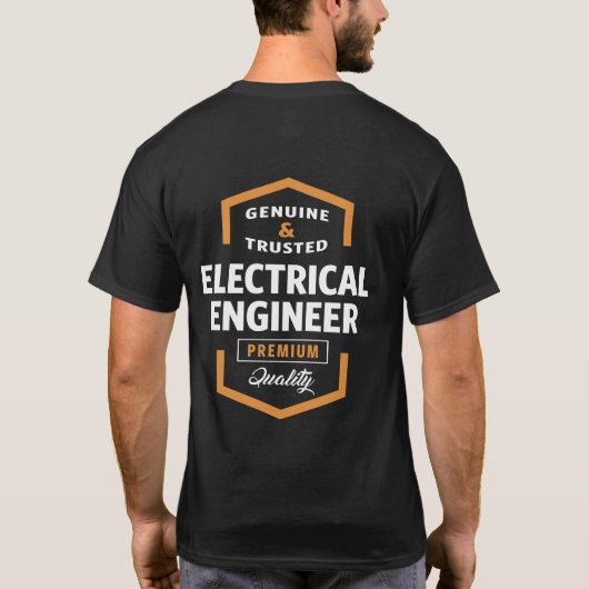 Elektrische ingenieur | Cadeauideeën T-shirt (Achterkant)