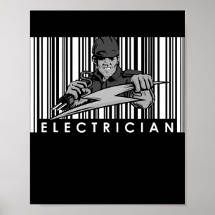 Elektrische ingenieur Lineman Job Electric Poster