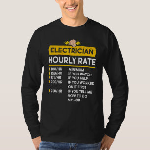 Elektrische kabelbundel voor elektrische energie o t-shirt