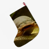 Elektrische katvis grote kerstsok (Achterkant (Hangend))