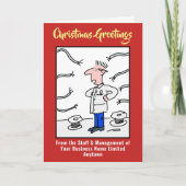 Elektrische kerstkaart feestdagen kaart (Voorkant)