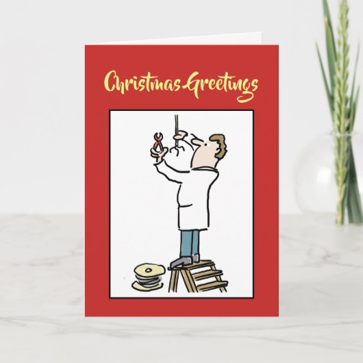 Elektrische kerstKaart Feestdagen Kaart (Voorkant)