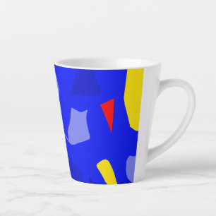 Elektrische kleuren Latte Mok