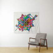 Elektrische libellen wandkleed (In Situ (horizontaal))