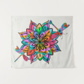 Elektrische libellen wandkleed (Voorkant (horizontaal))