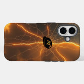 Elektrische Lightning Web in Storm Case-Mate iPhone Case (Achterkant (horizontaal))