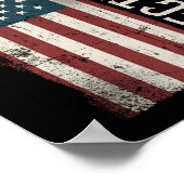 Elektrische Lineman Electricia (Amerikaanse vlag) Poster (Hoek)