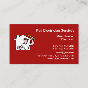 Elektrische Logo grafische Visitekaartjes
