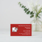 Elektrische Logo grafische Visitekaartjes (Staand voorkant)