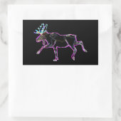 Elektrische machines rechthoekige sticker (Tas)