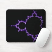 Elektrische Mandelbrot Set Mousepad Muismat (Met muis)