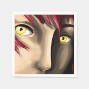 Elektrische Manga Jongen Servet