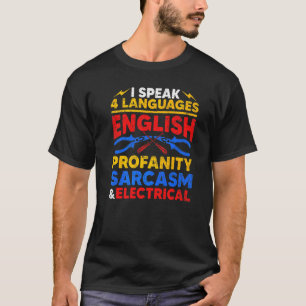 Elektrische Mannen Vrouwen Elektrische Ingenieur H T-shirt