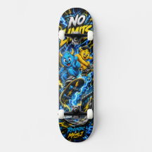 Elektrische Monster Skate Street Grafiek Geen Gren