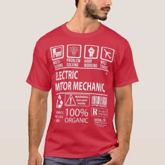 Elektrische motorische multitasking-gecertificeerd t-shirt