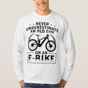 Elektrische mountainbike Pa E-bike fietsen T-shirt