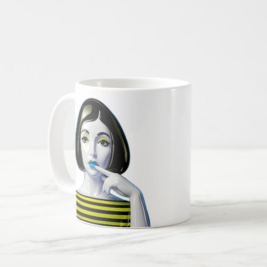 elektrische muze koffiemok (Voorkant links)
