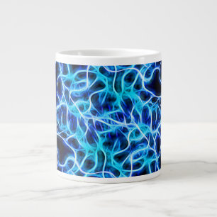 Elektrische neon Blue Tesla Coil Lightning Extra Grote Beker