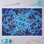 Elektrische neon Blue Tesla Coil Lightning Tissuepapier (Craft)