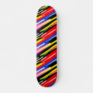 Elektrische Neon Streep Riot Skateboard