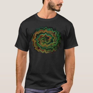 Elektrische noordelijke lichten t-shirt