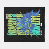 Elektrische oprit met Typografie Fleece Deken (Voorkant (Horizontaal))