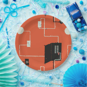 Elektrische Party Gift voor elektricien Papieren Bordje