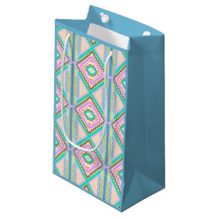 Elektrische Pastel Droom Kaleidoscoop Klein Cadeauzakje