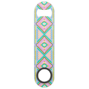 Elektrische Pastel Droom Kaleidoscoop Speed Flessenopener